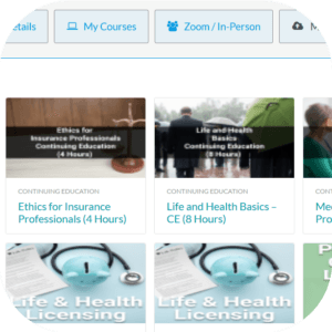 TSI National’s All Access CE Courses Package, offering insurance professionals state-approved continuing education courses.