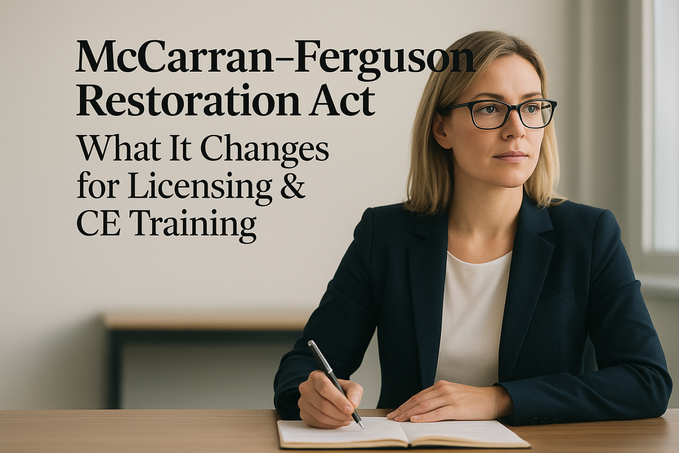 McCarran-Ferguson Act: Licensing & CE Training Impact