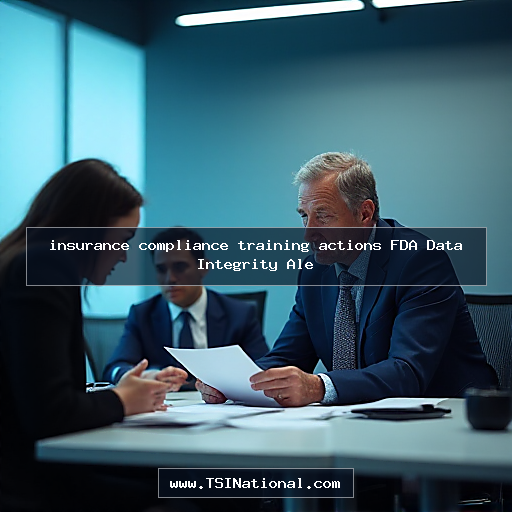 insurance compliance training actions FDA Data Integrity Ale