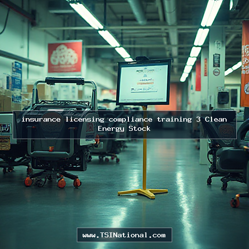insurance licensing compliance training 3 Clean Energy Stock