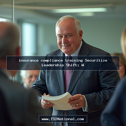 insurance compliance training Securitize Leadership Shift: W