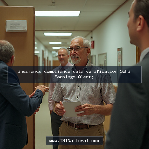 insurance compliance data verification SoFi Earnings Alert: