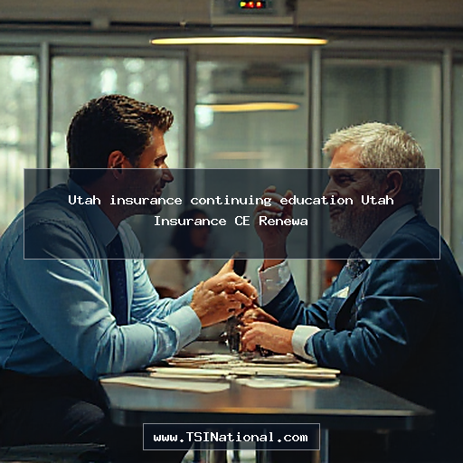 Utah insurance continuing education Utah Insurance CE Renewa