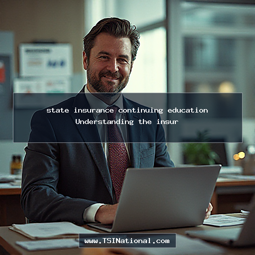 state insurance continuing education Understanding the insur