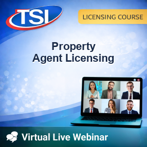 Property Agent Licensing virtual live webinar course