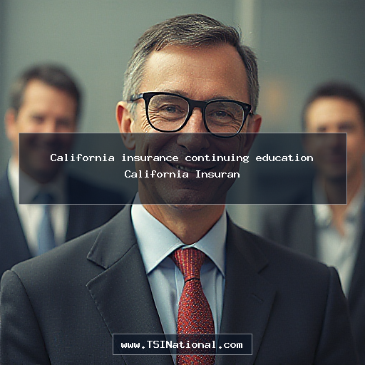 California insurance continuing education California Insuran