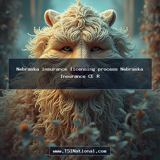 Nebraska insurance licensing process Nebraska Insurance CE R