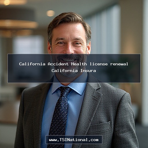 California Accident Health license renewal California Insura