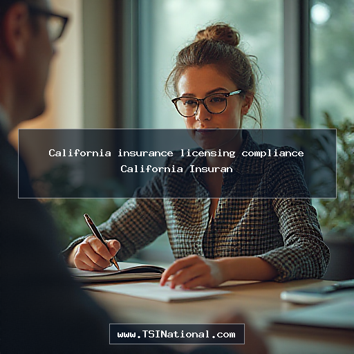 California insurance licensing compliance California Insuran