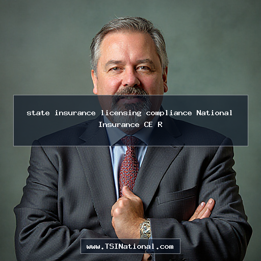 state insurance licensing compliance National Insurance CE R
