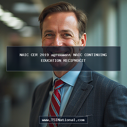 NAIC CER 2019 agreement NAIC CONTINUING EDUCATION RECIPROCIT