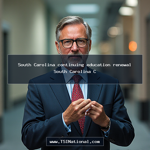 South Carolina continuing education renewal South Carolina C
